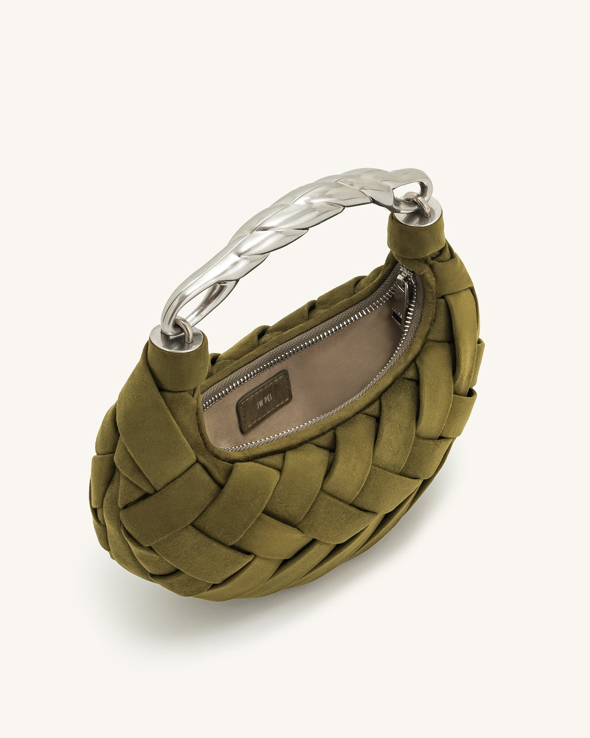 Orla Weave Handbag - Dark Olive mysite