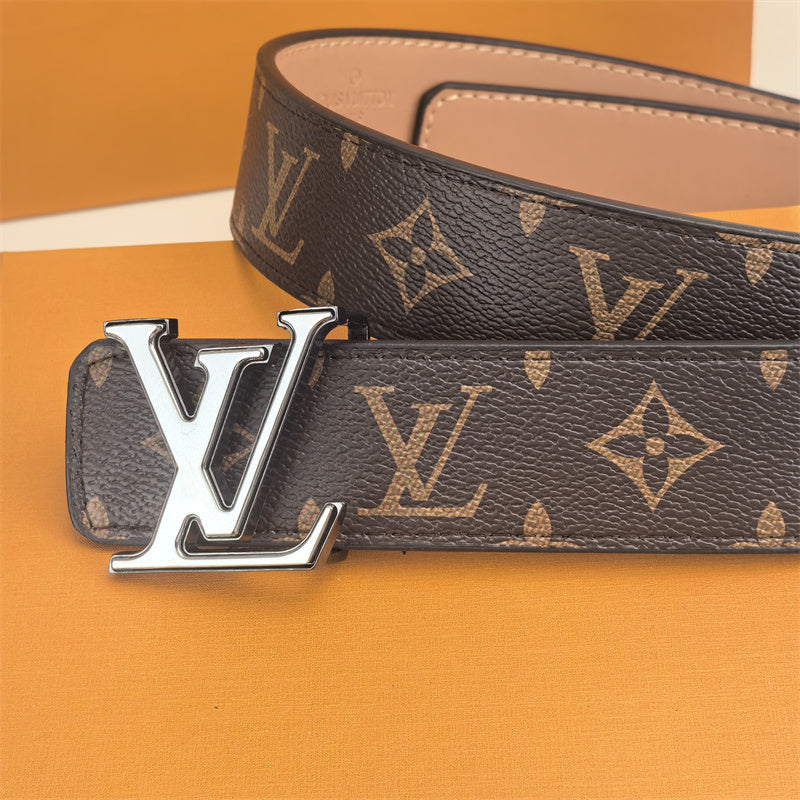 2 Color Buckle Love Belt (Brown Pattern) mysite