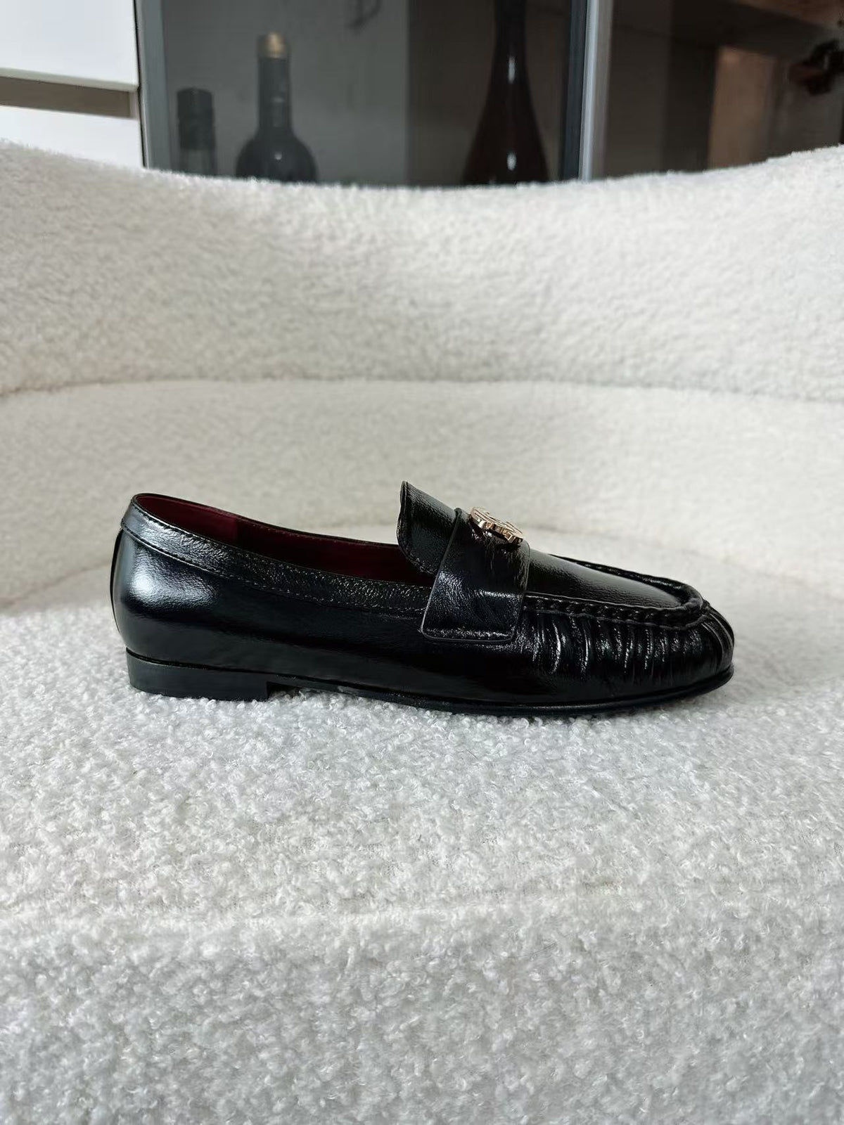 CHANEL 26S CC LOAFERS IN BLACK CALFSKIN 27726 mysite