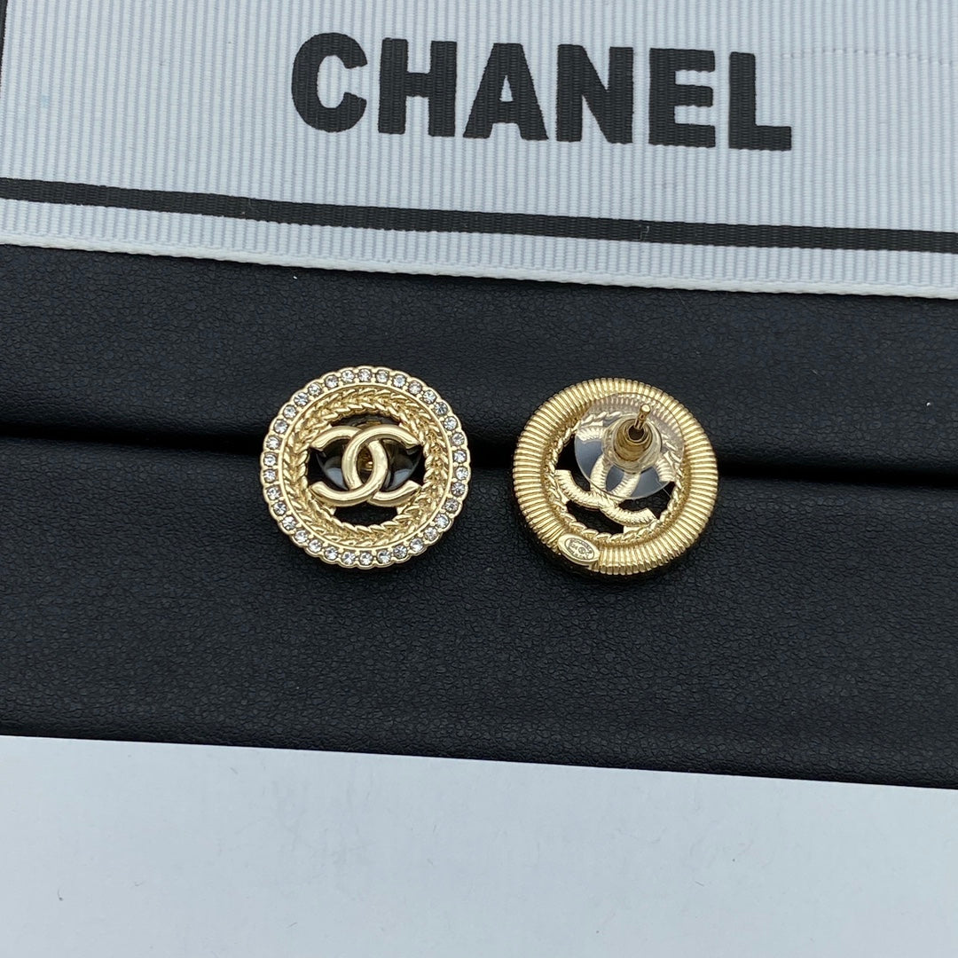 Circle Coco Girl Earrings Stud mysite