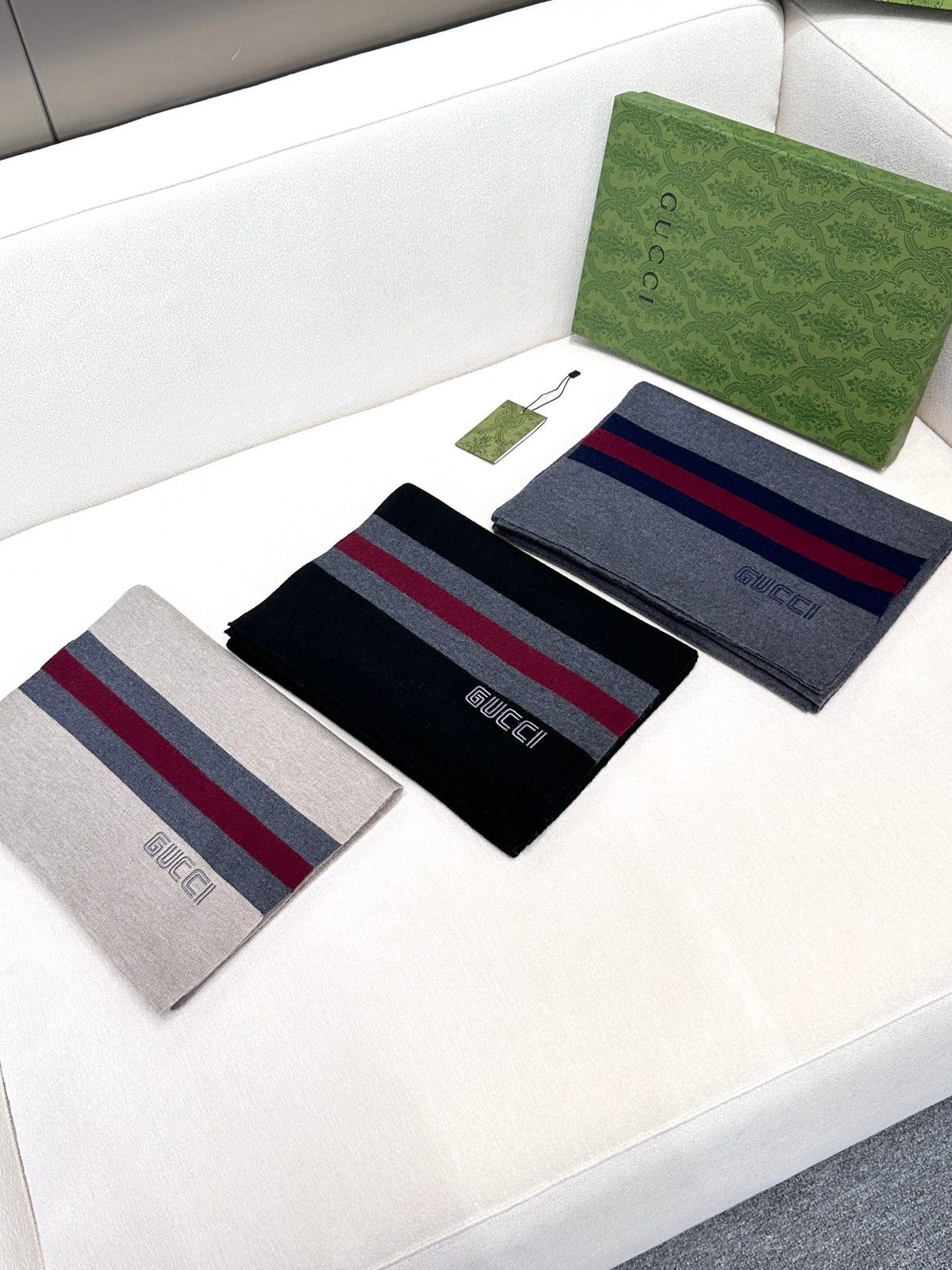 SCARF 180 CM IN HARBOR GRAY CASHMERE 398452 mysite
