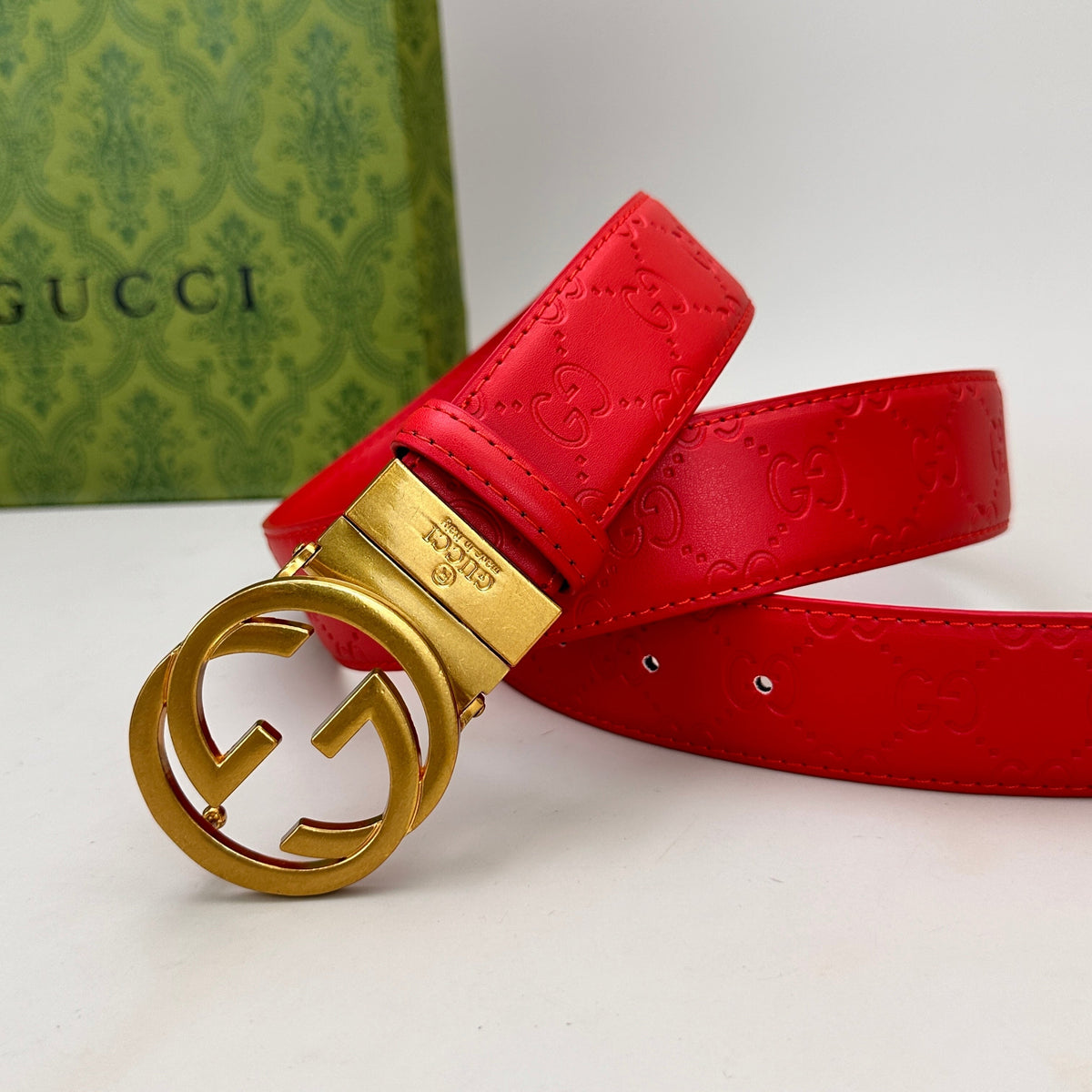 Circle Design Good Belt (Red) mysite