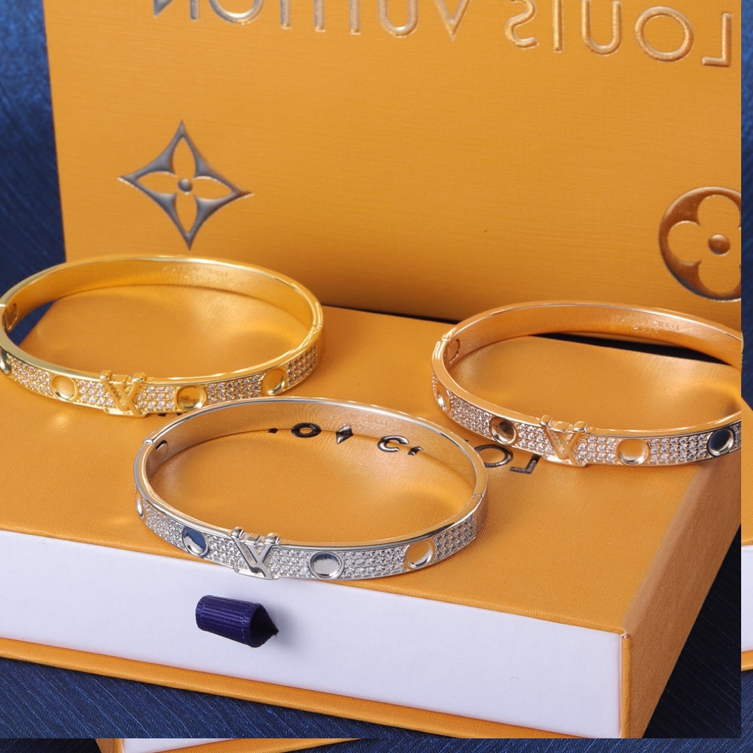 Glitter Love Rhinestone Bracelet mysite