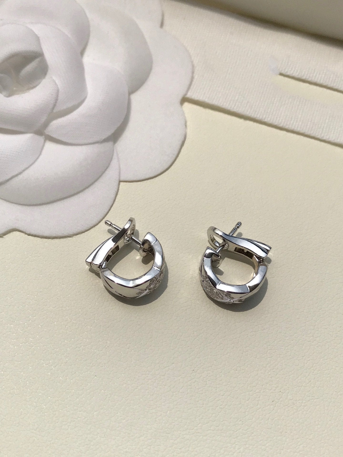 CRUSH DIAMOND SILVER EARRINGS mysite