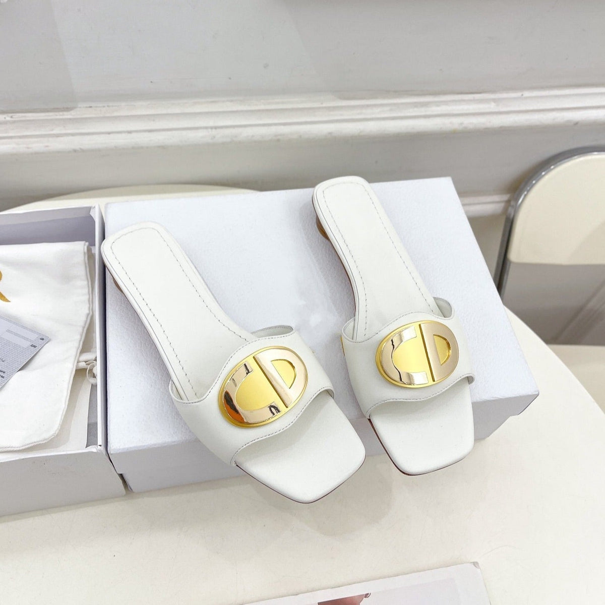 CD FOREVER HEELED 1.5CM WHITE mysite