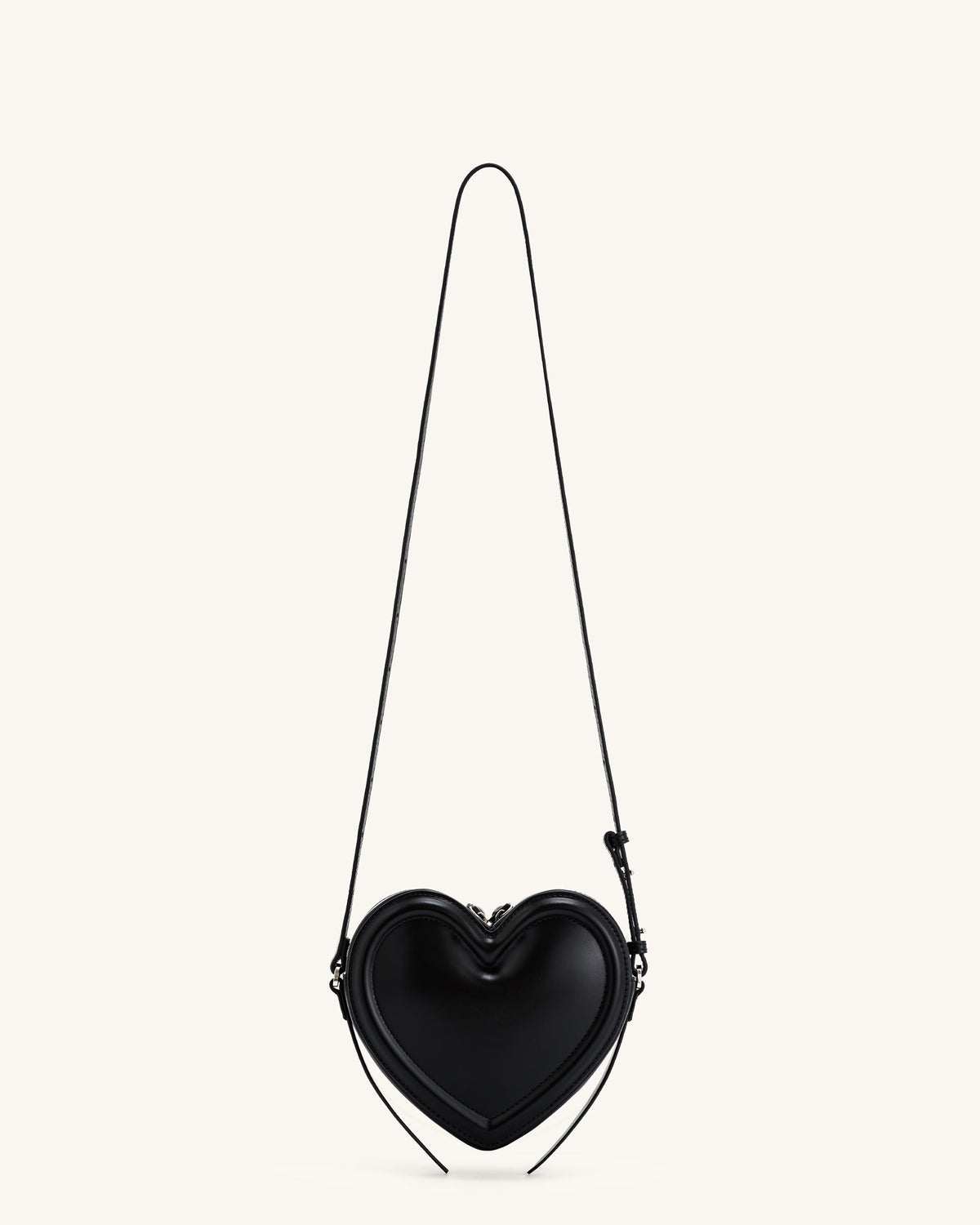Arlene Heart Shaped Bag - Black mysite