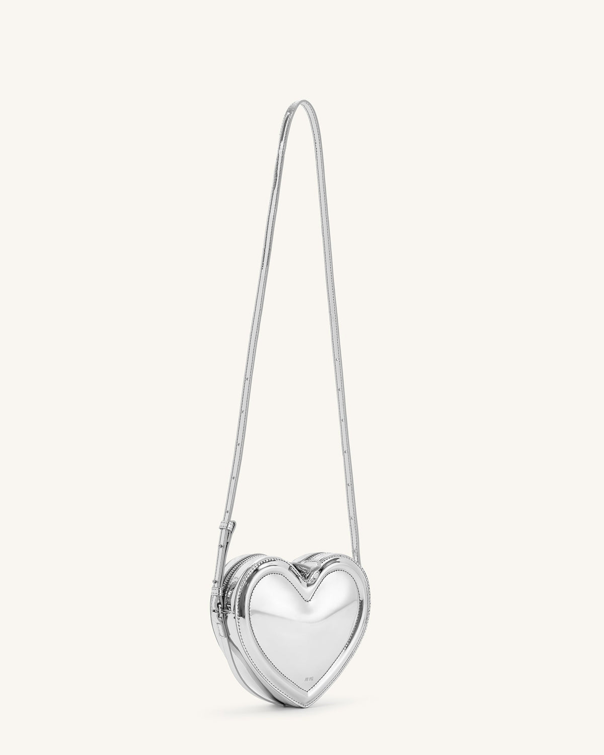 Arlene Heart Shaped Bag - Sliver mysite