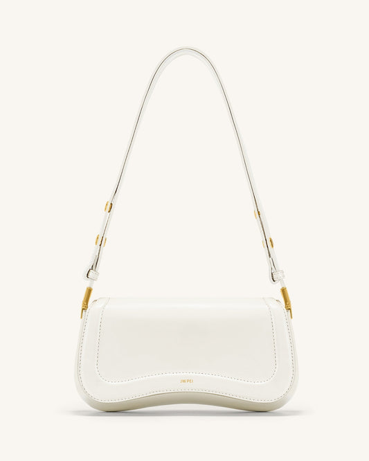 Joy Shoulder Bag - White mysite