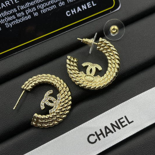 Circle Hoop Gold Earrings mysite