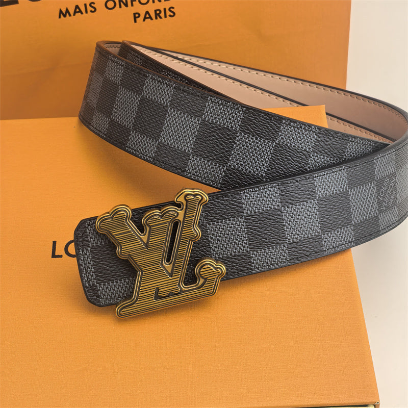 Horizontal Textured Buckle Belt (Black Latticed) mysite