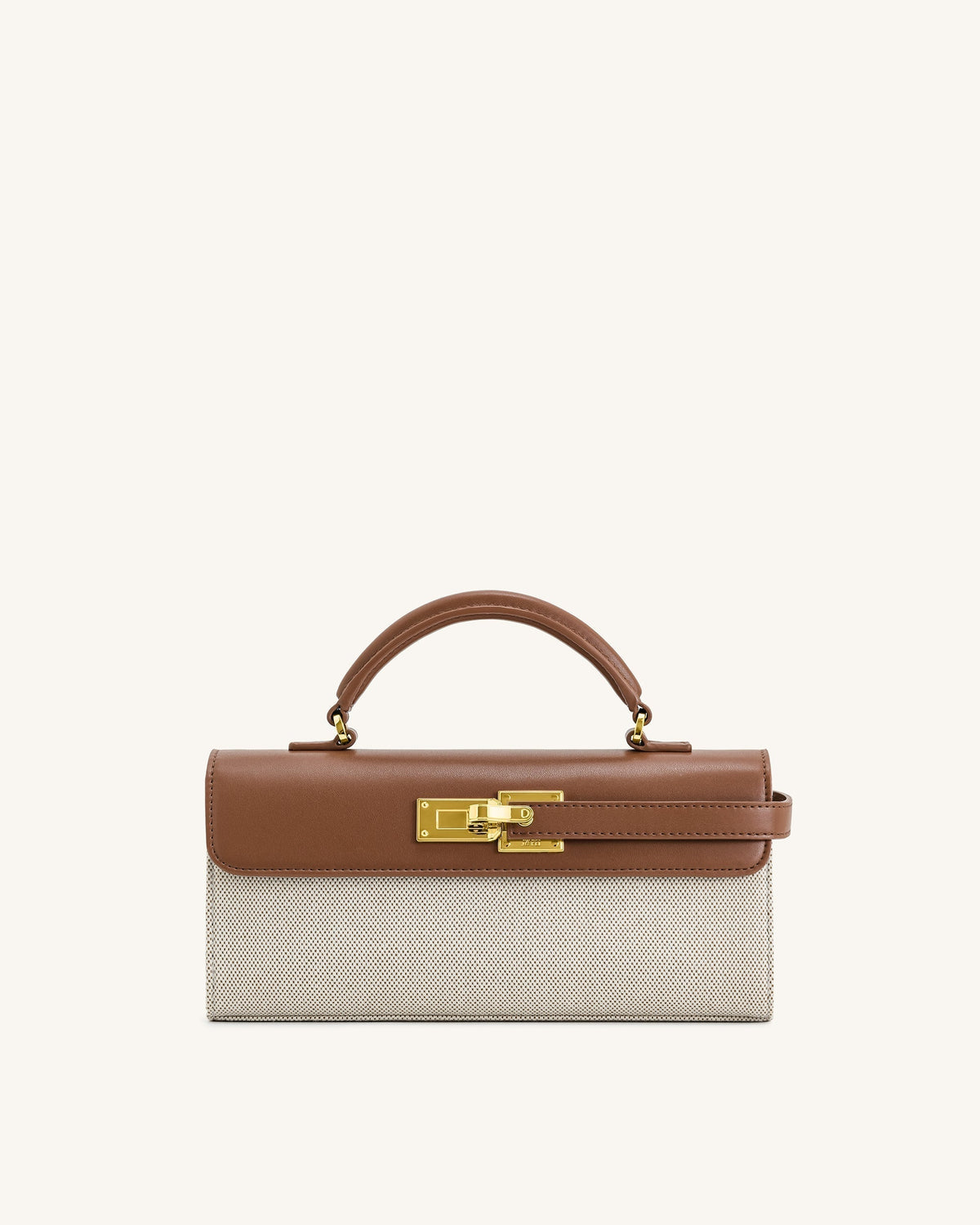 Keyla Top Handbag - Brown Canvas mysite