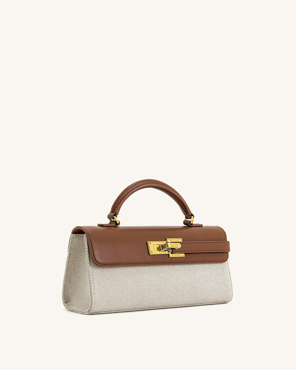Keyla Top Handbag - Brown Canvas mysite