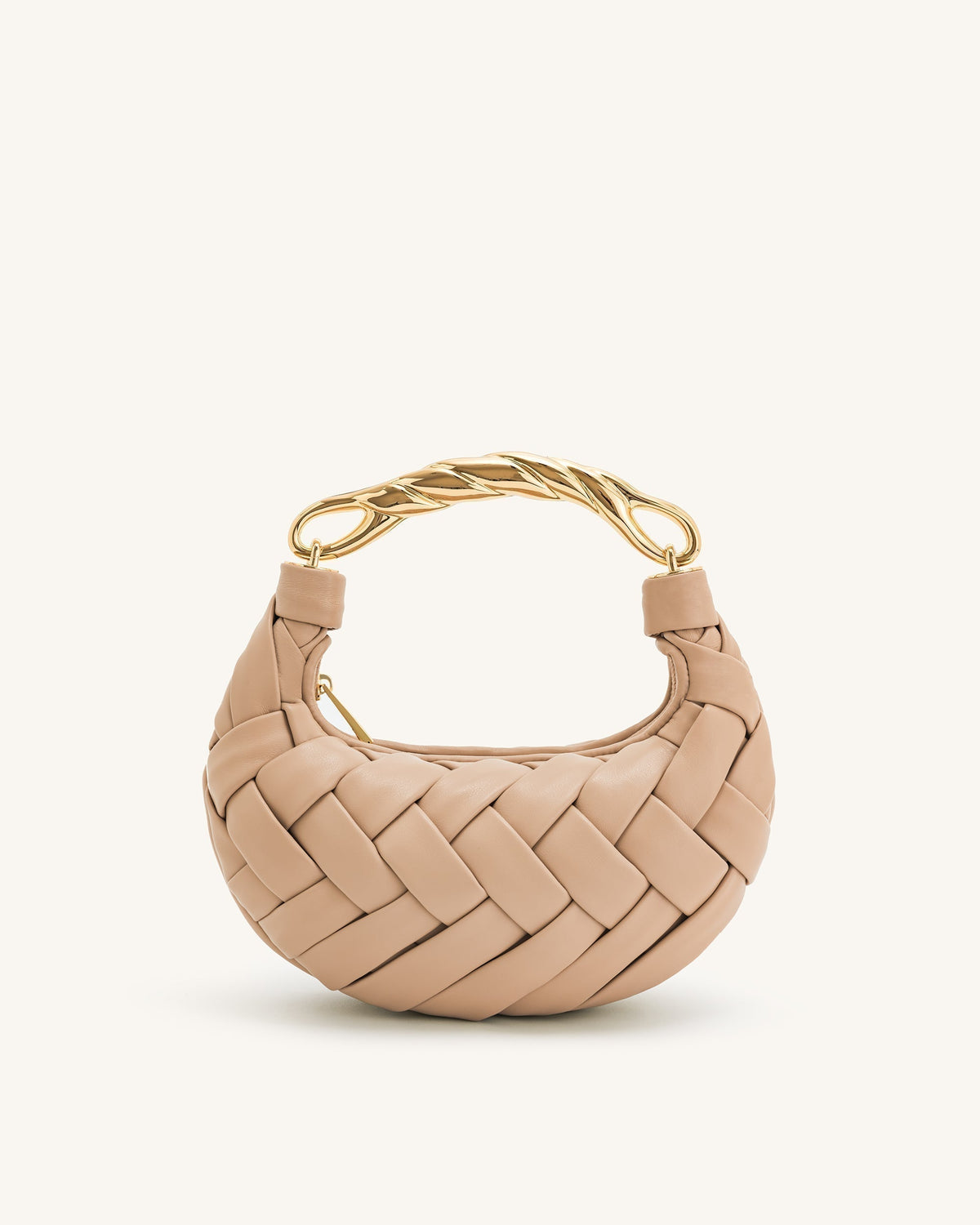 Orla Weave Handbag - Almond mysite