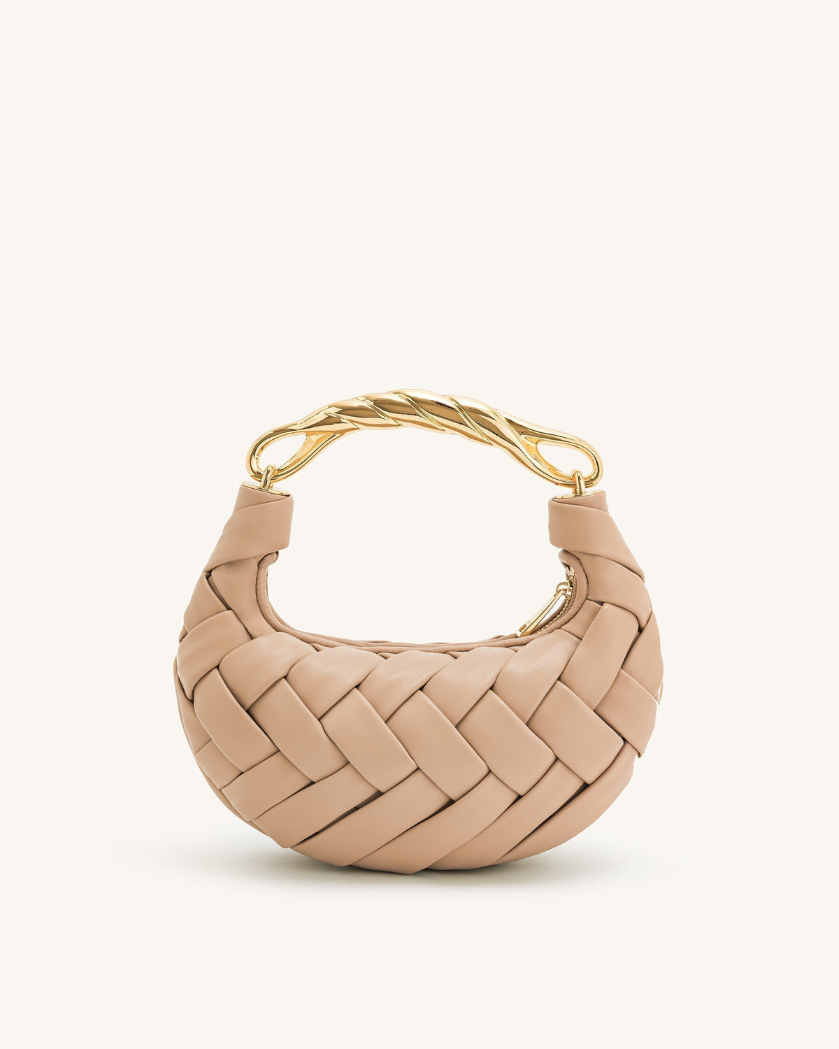Orla Weave Handbag - Almond mysite