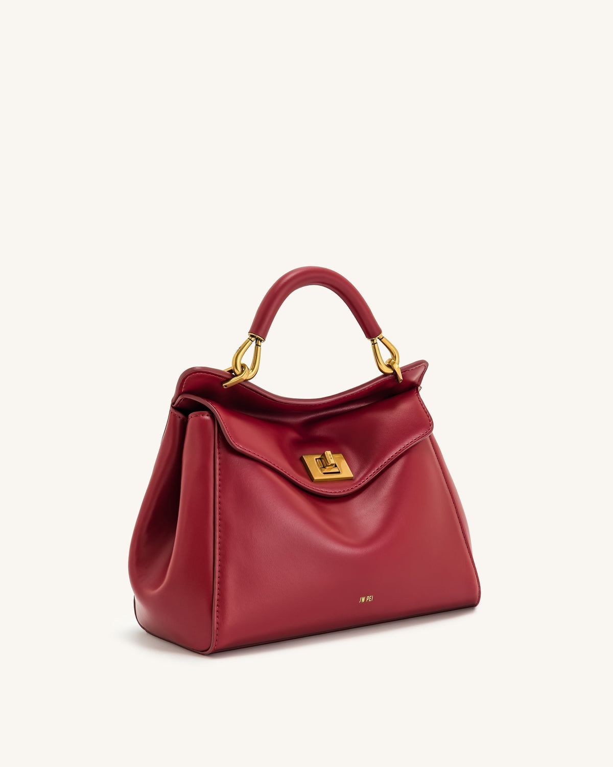 Lucia Classic Top Handbag - Claret mysite