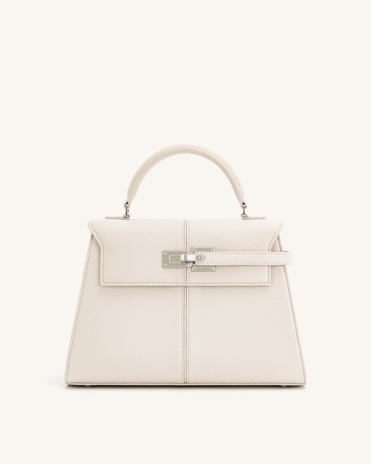 Elise Large Top Handle Bag - White mysite