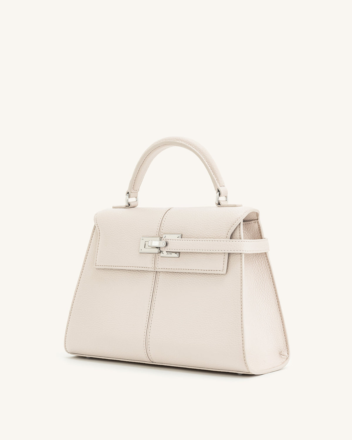 Elise Large Top Handle Bag - White mysite