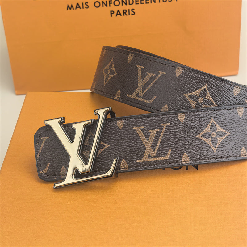 2 Color Buckle Love Belt (Brown Pattern) mysite