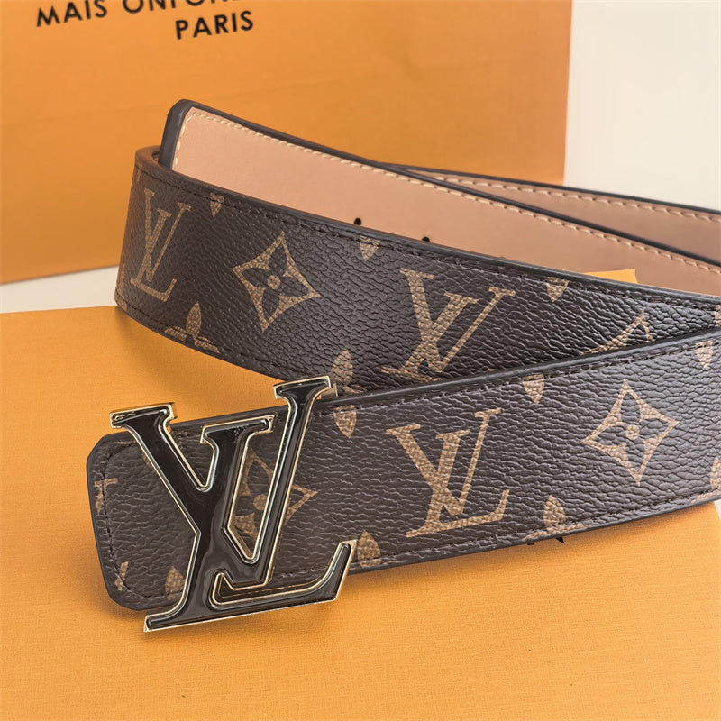 2 Color Buckle Love Belt (Brown Pattern) mysite