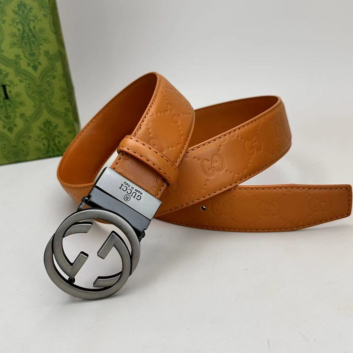 Circle Design Good Belt (Khaki Belt) mysite