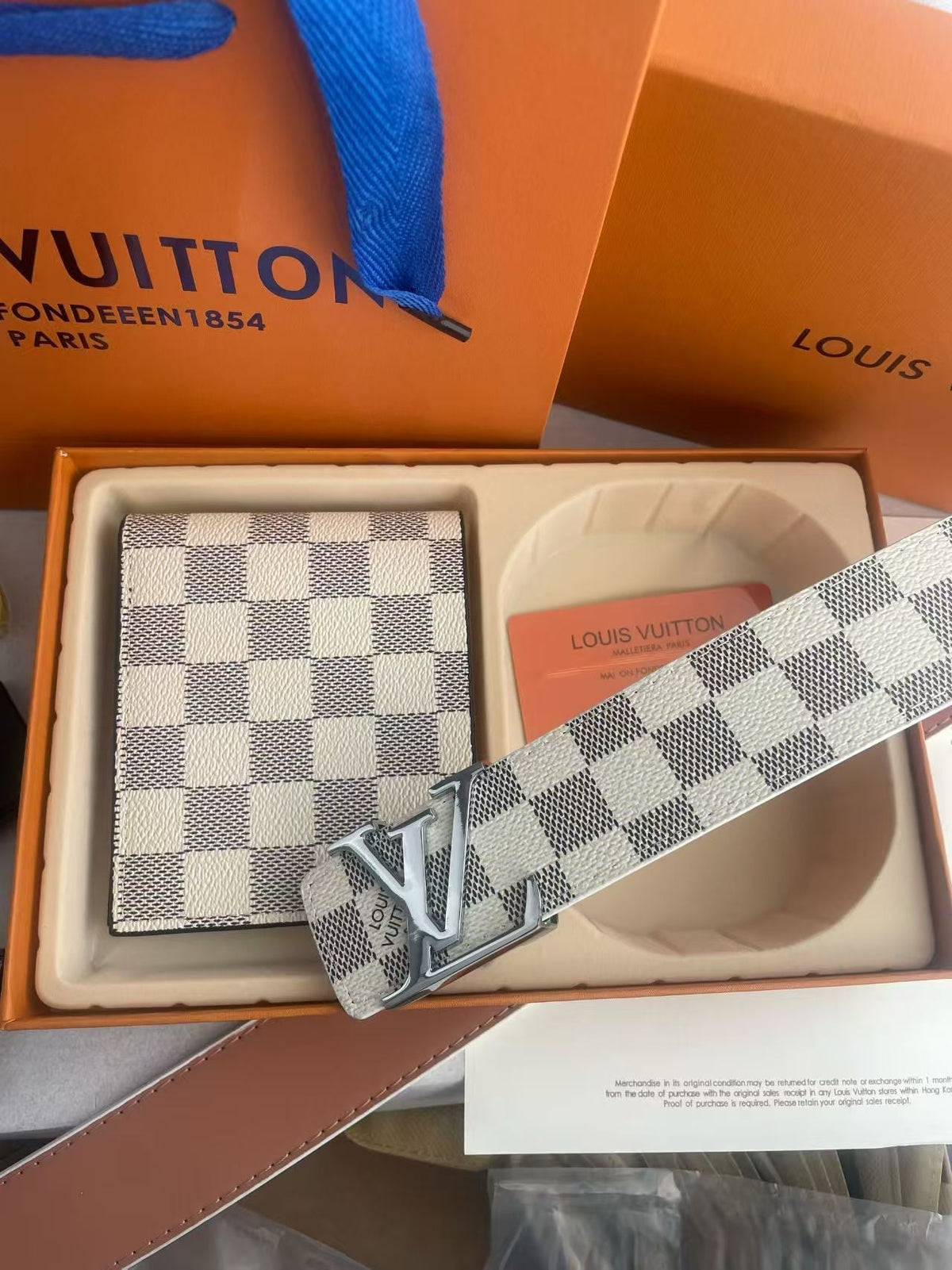 2 Set Buckle Love Belt & Wallet with Packaging mysite