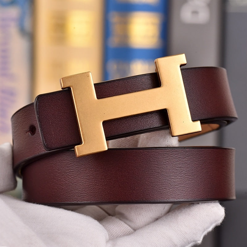 4 Colors Fashion H Women's Belt mysite