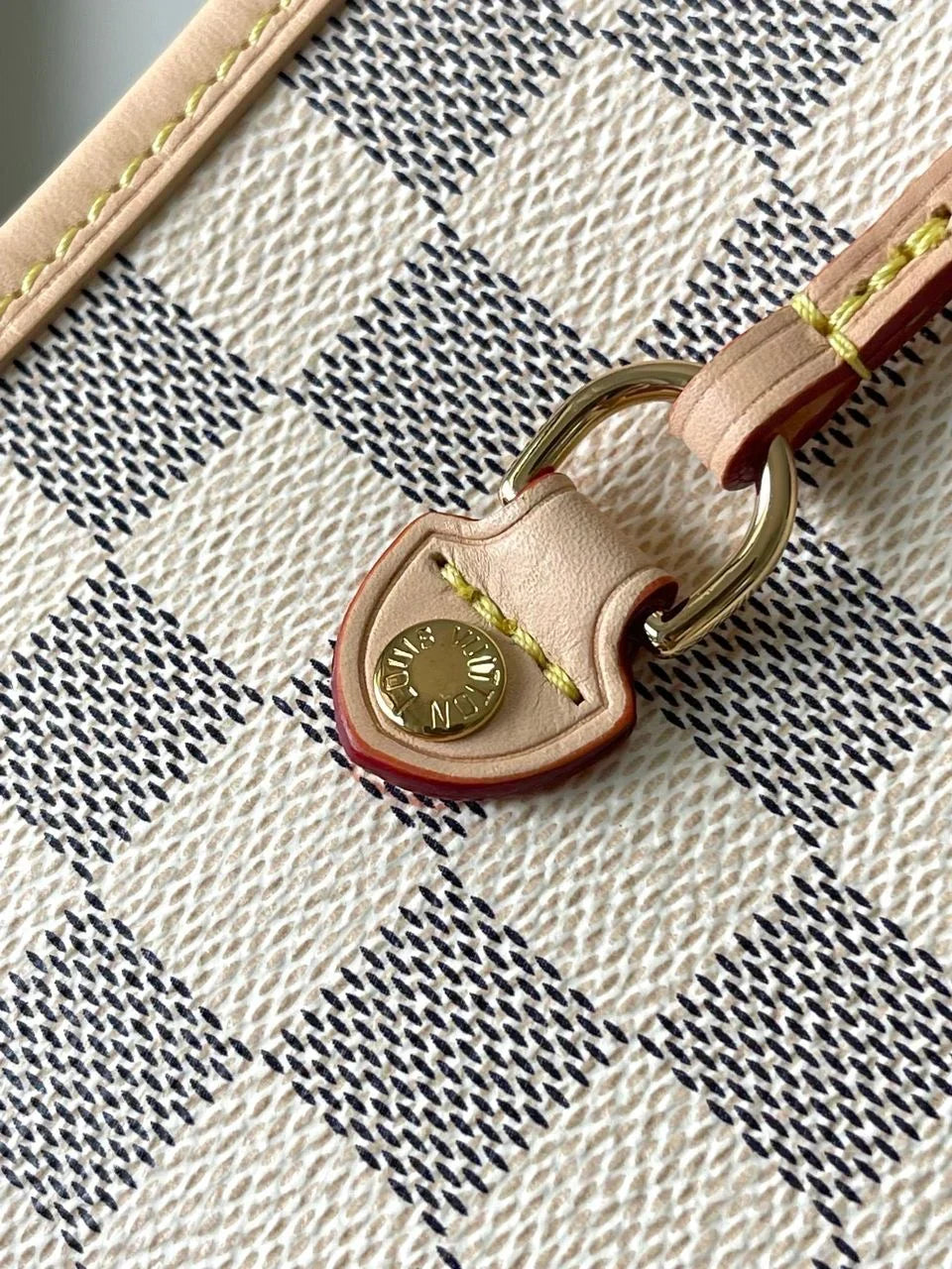 LV Neverfull MM Inside Out Tote White mysite