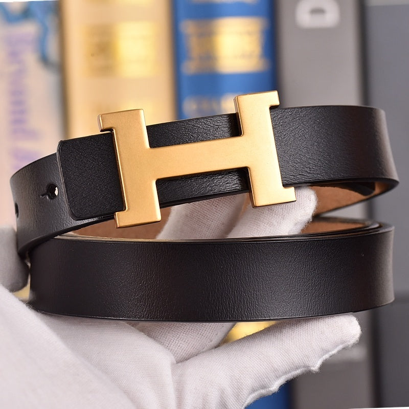 4 Colors Fashion H Women's Belt mysite