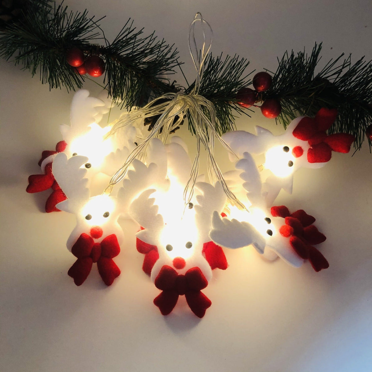 Christmas Decoration Snowman LED String Lights Garland Xmas Fairy Lights Decor For Home Navidad Christmas