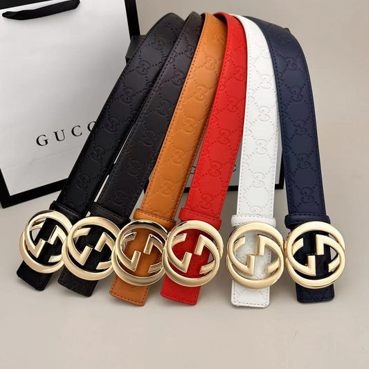 Classic Colored Good Belt (Gold Buckle) mysite