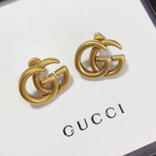 Versatile Logo Letter Stud Earrings mysite