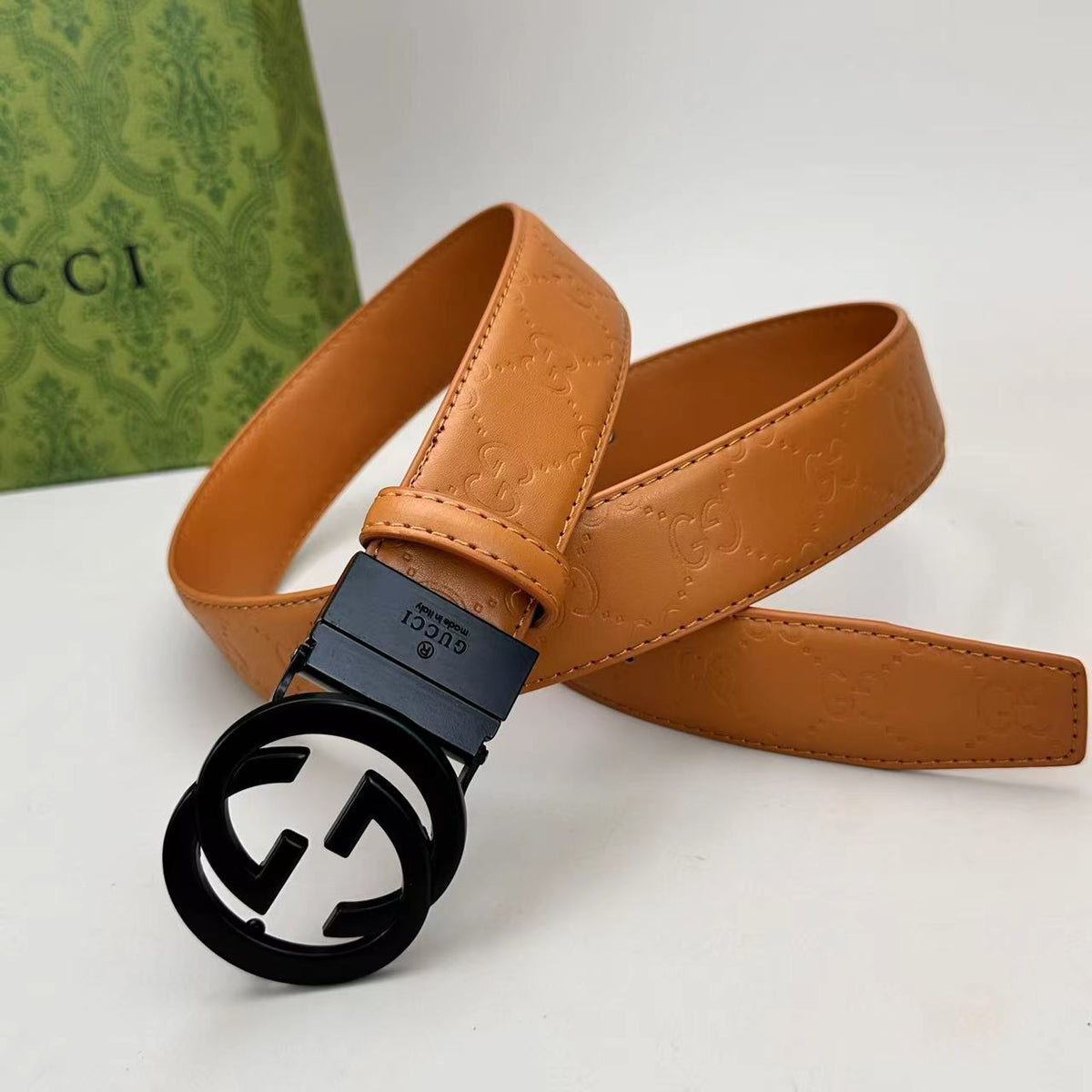 Circle Design Good Belt (Khaki Belt) mysite