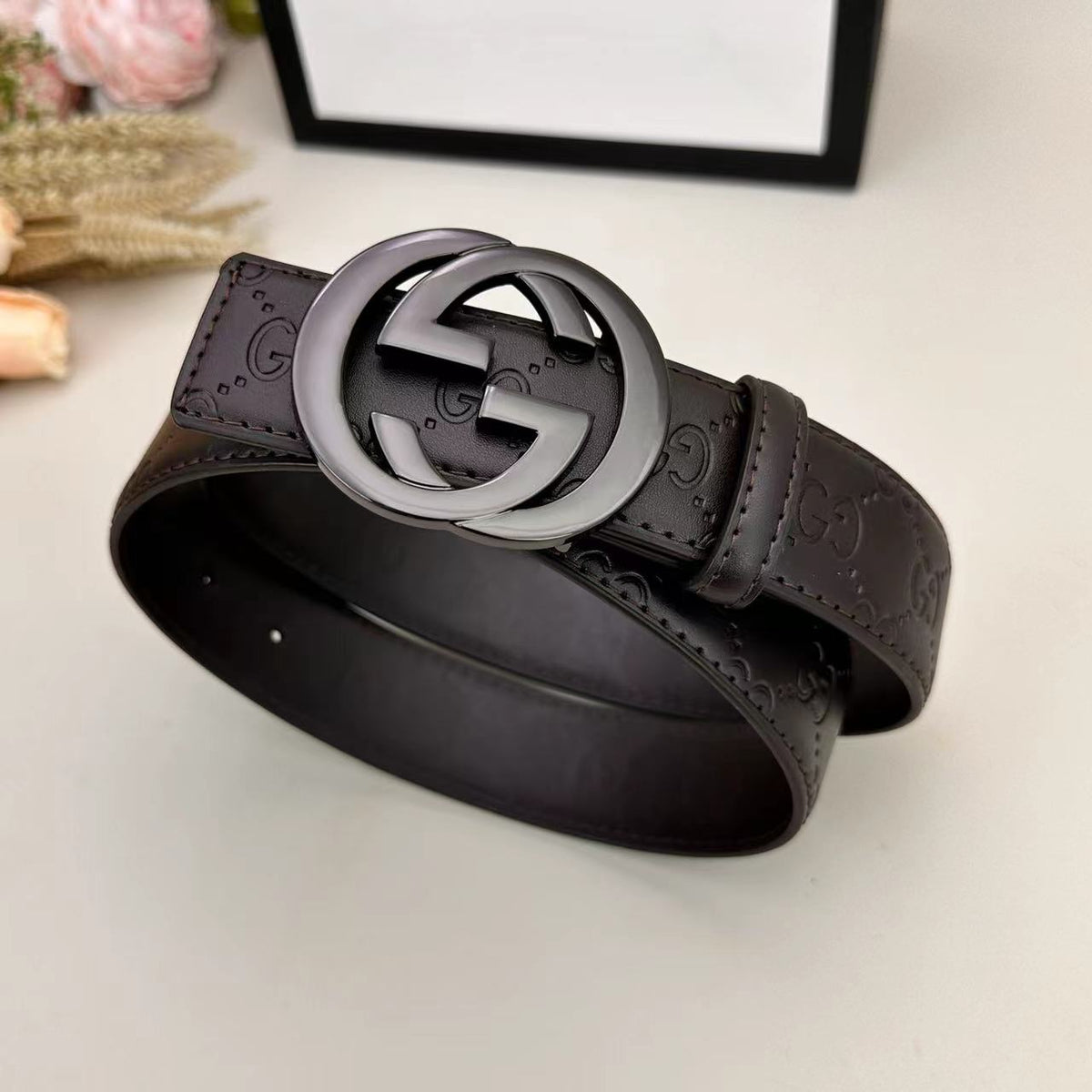 Classic Colored Good Belt (Metal gray Buckle) mysite