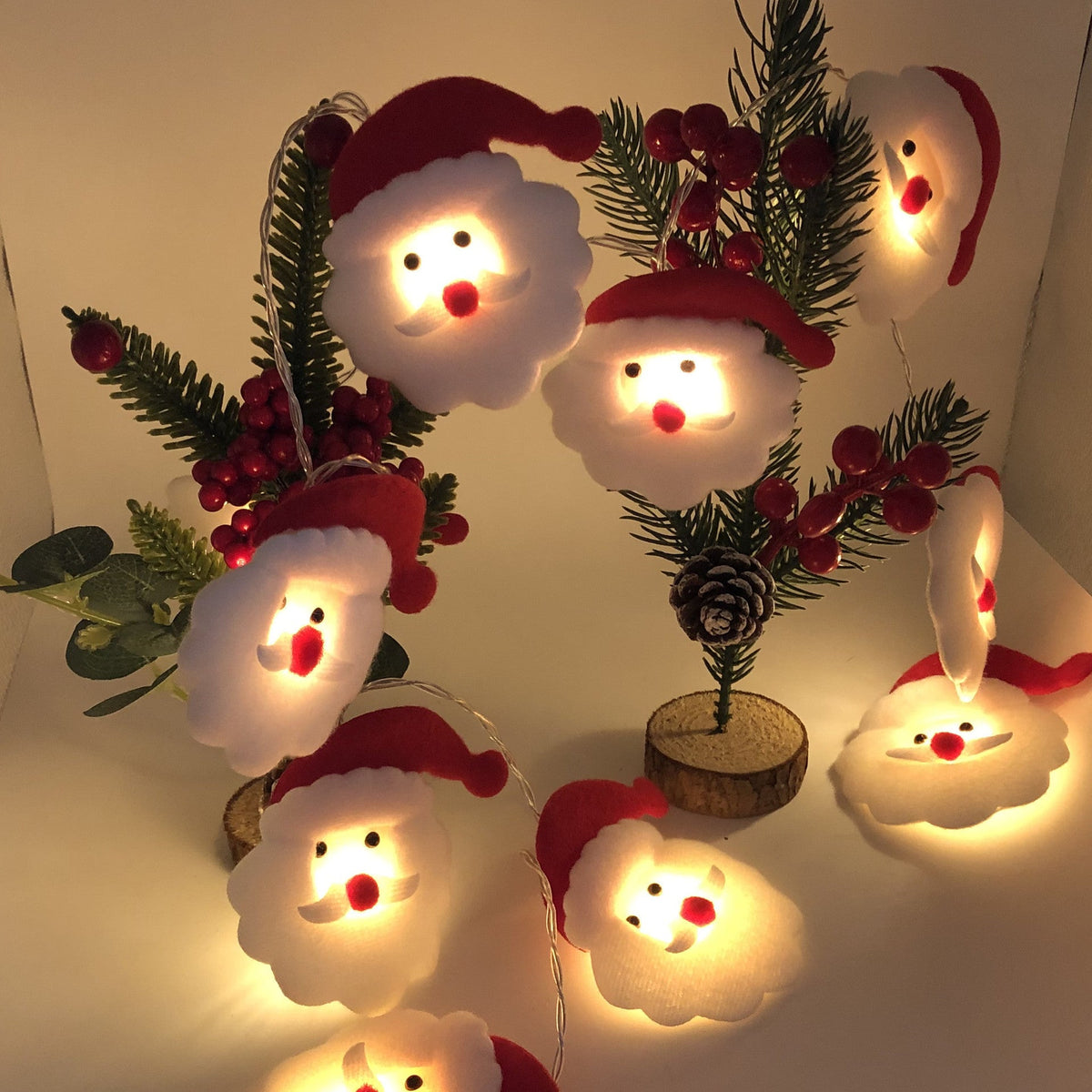 Christmas Decoration Snowman LED String Lights Garland Xmas Fairy Lights Decor For Home Navidad Christmas