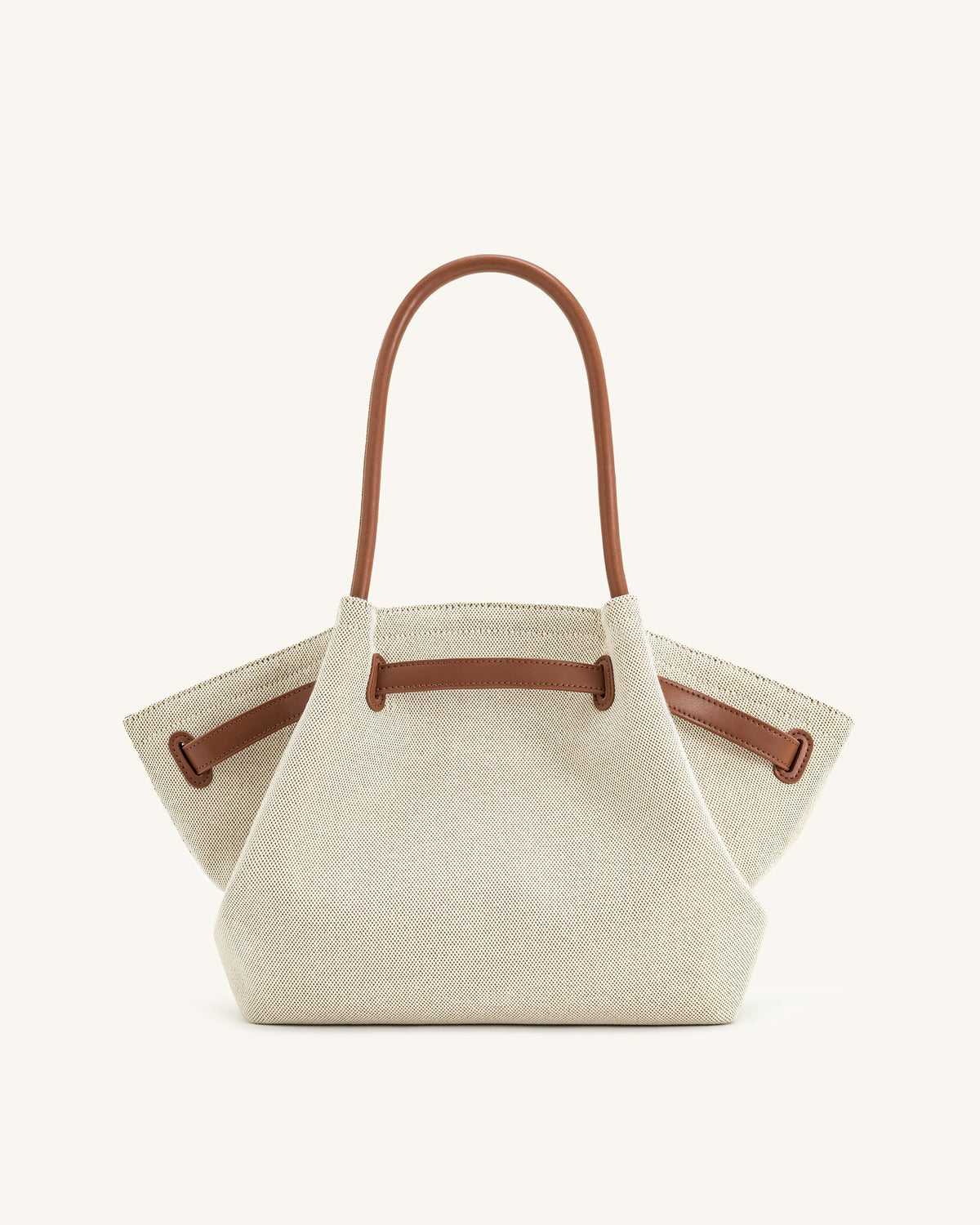 Hana Medium Tote Bag - Brown Canvas mysite