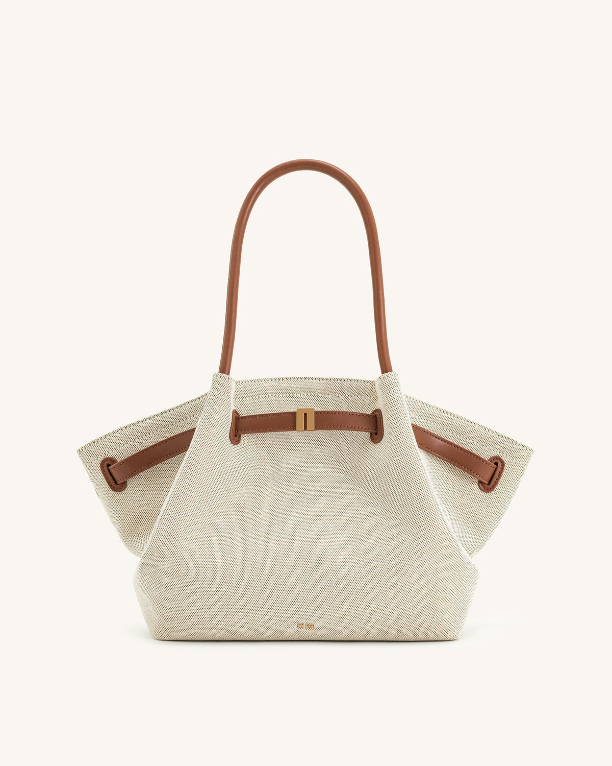 Hana Medium Tote Bag - Brown Canvas mysite
