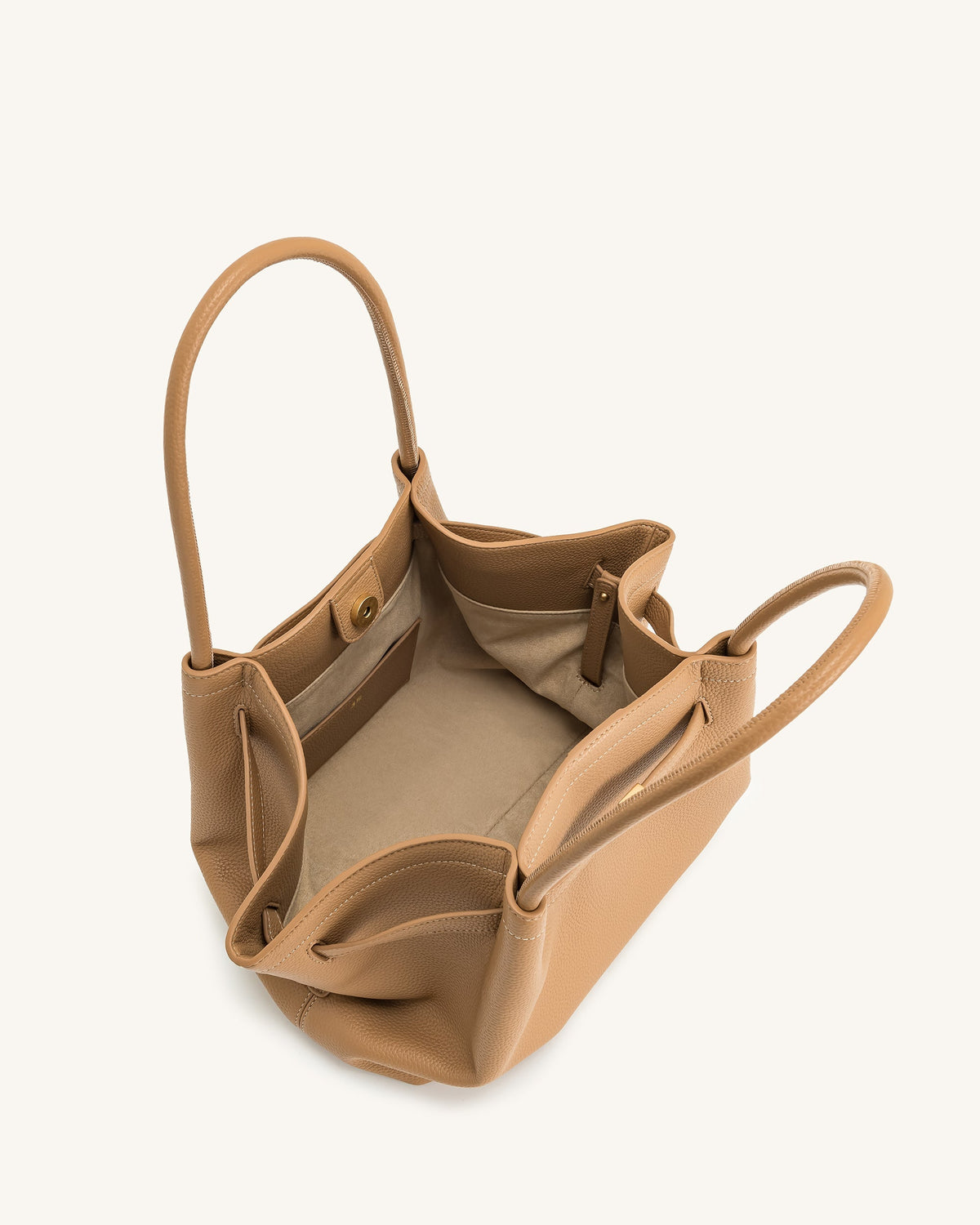 Hana Medium Tote Bag - Latte Color mysite