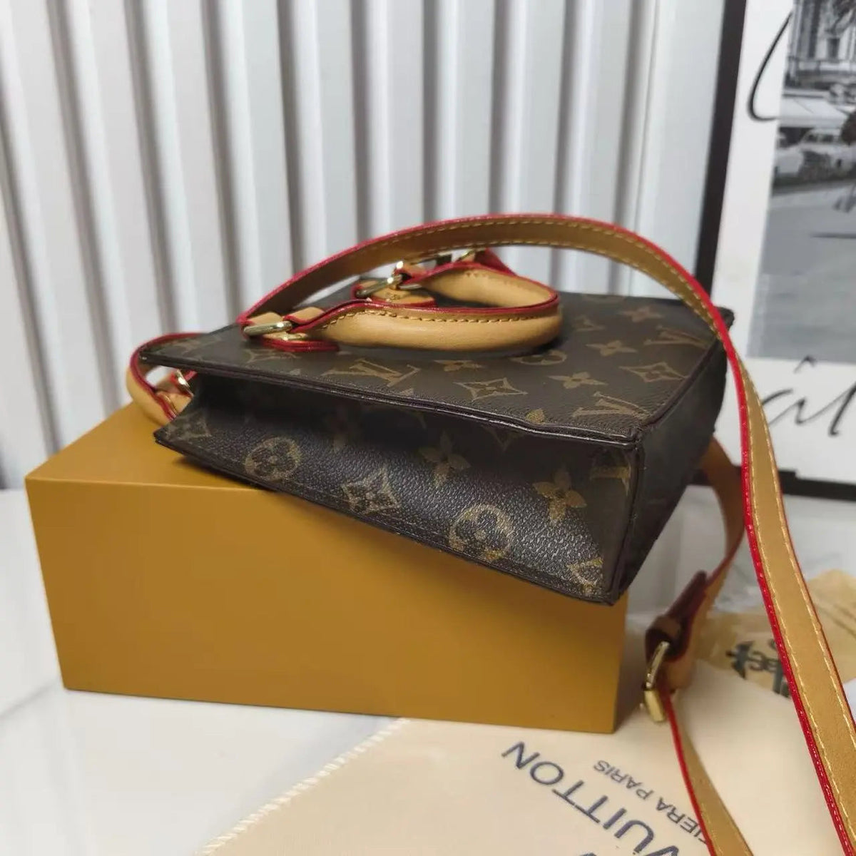 Classic Tote Bag With Crossbody Strap-18 mysite