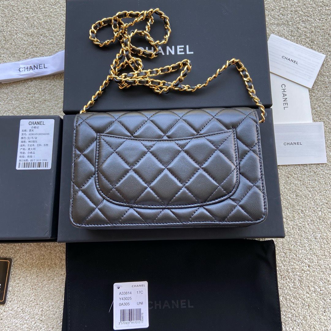 CC Classic WOC Lambskin Black mysite