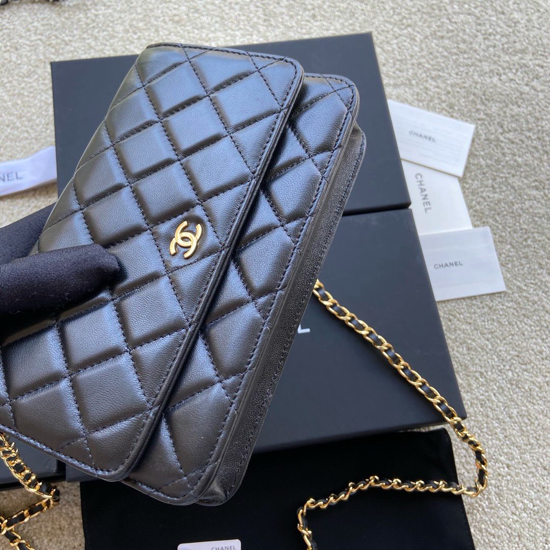 CC Classic WOC Lambskin Black mysite