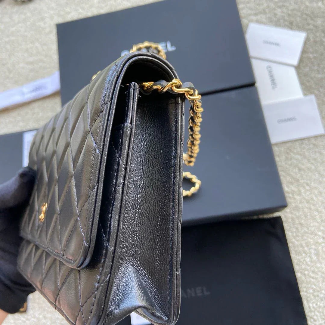 CC Classic WOC Lambskin Black mysite