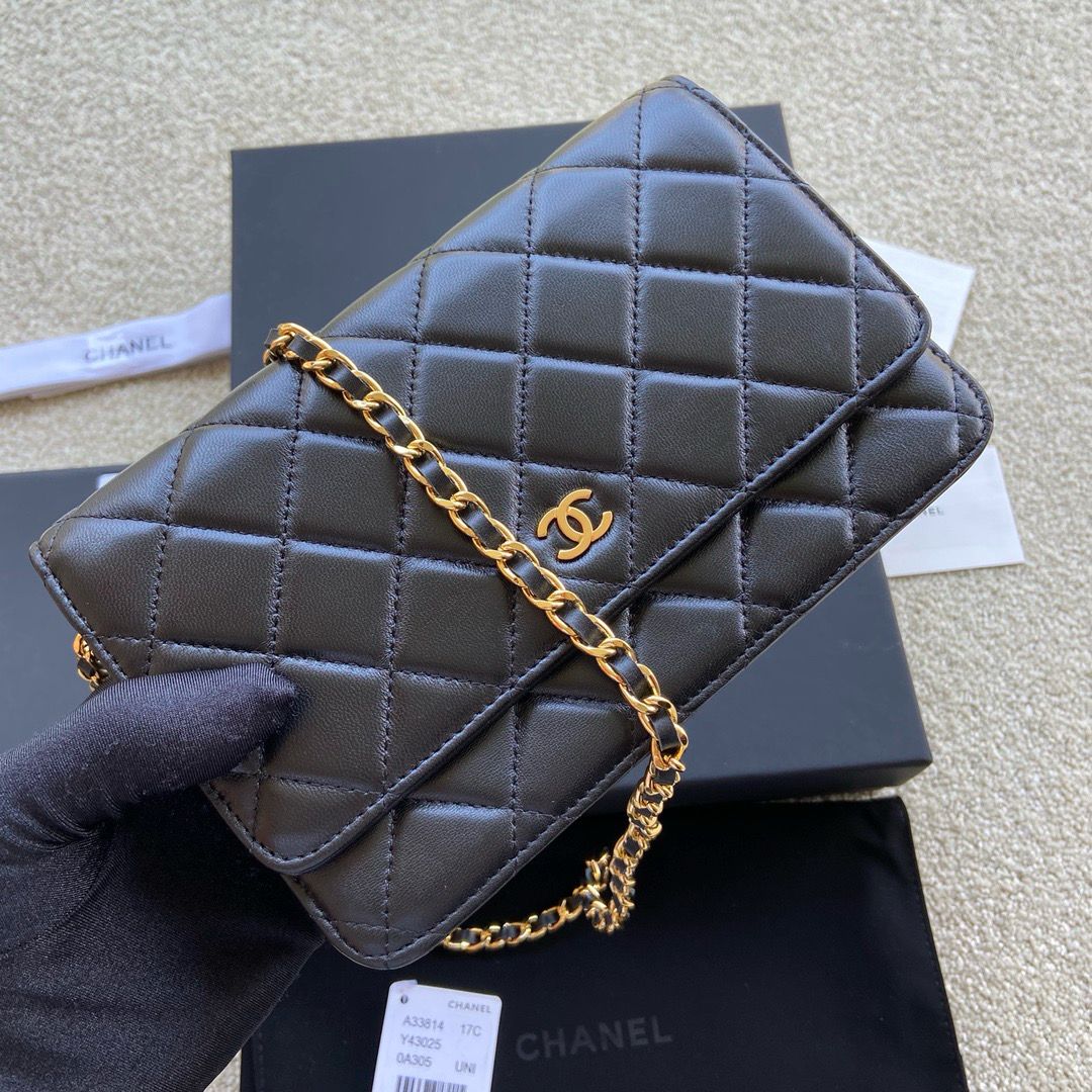 CC Classic WOC Lambskin Black mysite