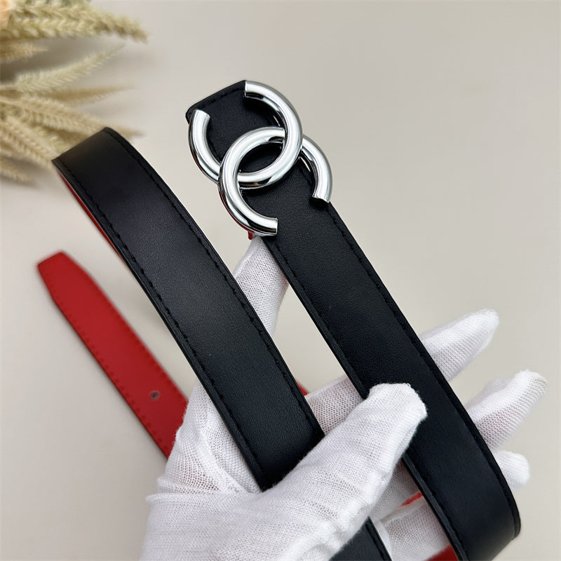 CC Women's Leather Belt (Black) mysite