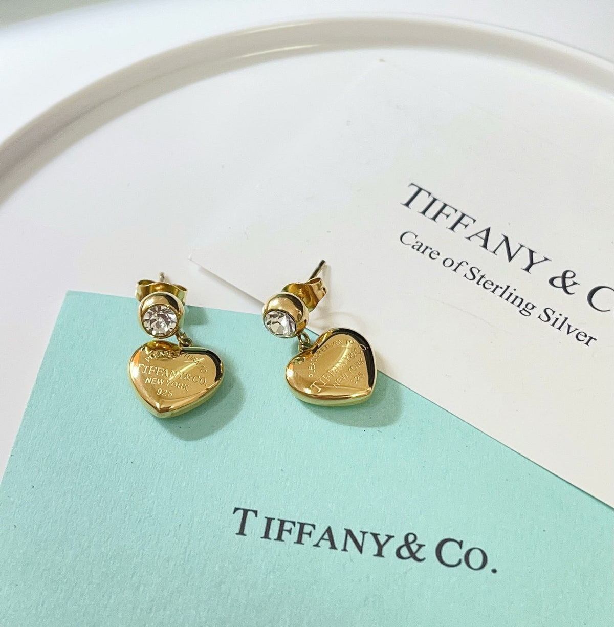 Heart pendant earrings mysite