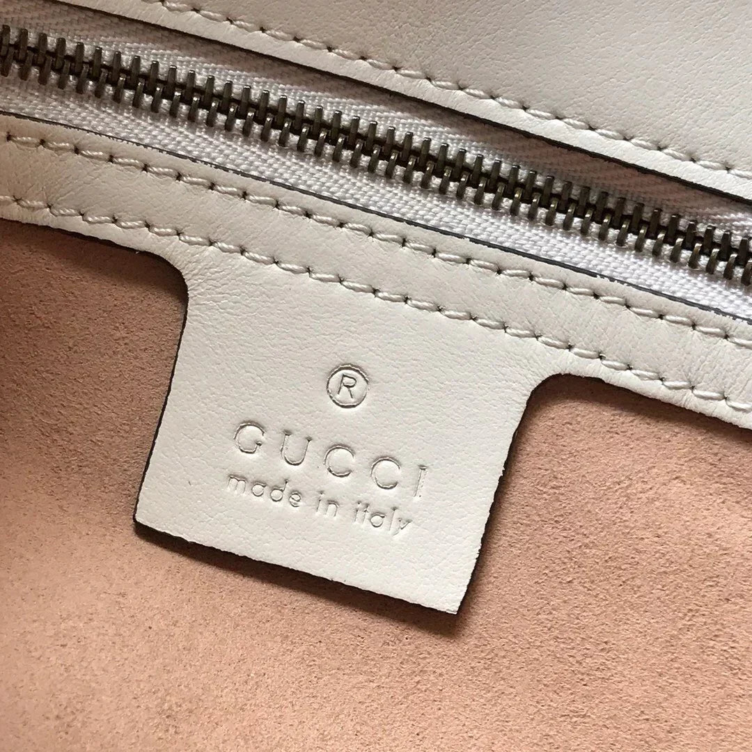 GC Marmont Small Matelassé Bag White mysite