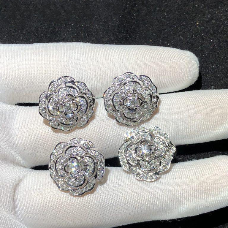 BOUTON DE EARRINGS SILVER DIAMOND mysite