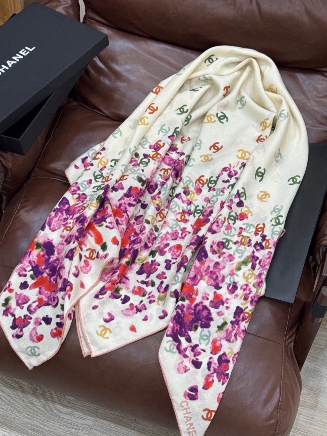 '- 26S SCARF 135 IN CASHMERE AND SILK 307249 mysite