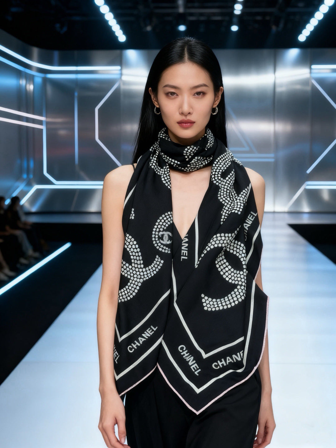 '- 26S SCARF 135 IN CASHMERE AND SILK 309308 mysite