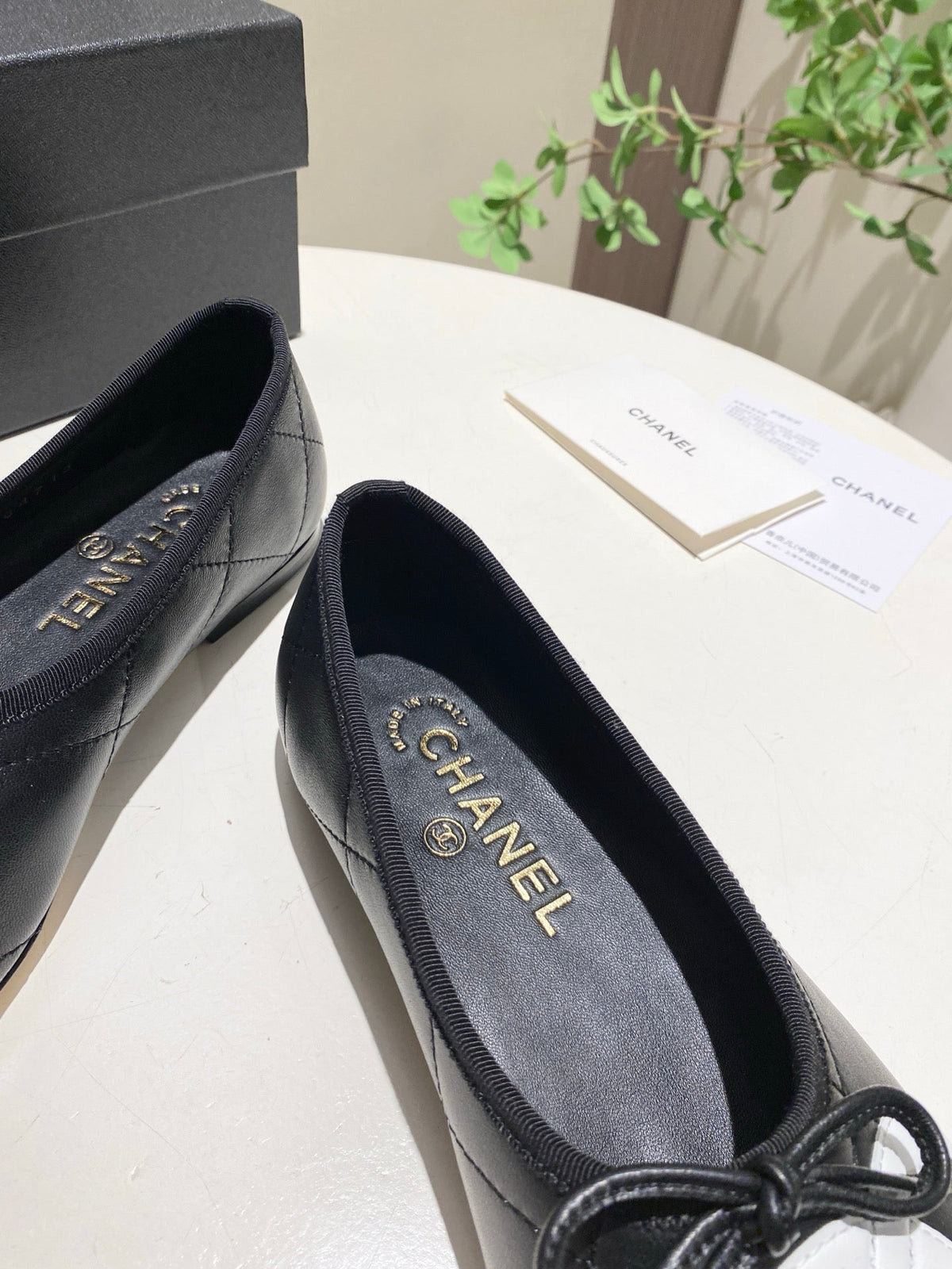 26S FLATS IN BLACK LAMBSKIN WITH BOW mysite