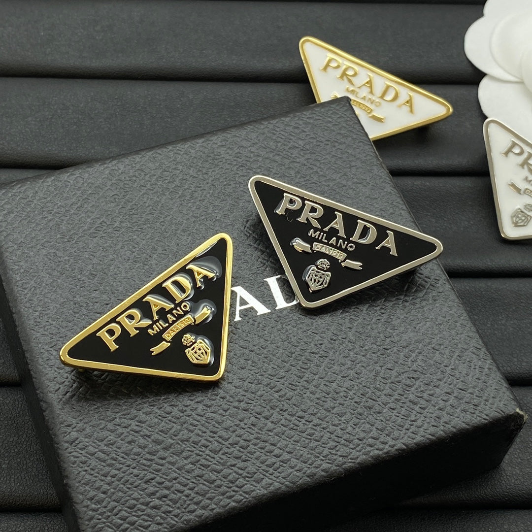 Triangle Design Girl Brooch mysite